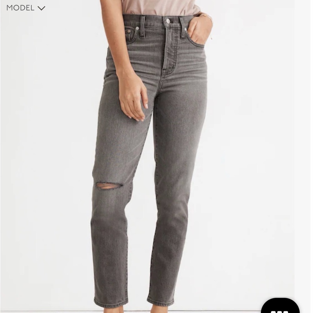 Madewell Women's High Rise Gray Jeans